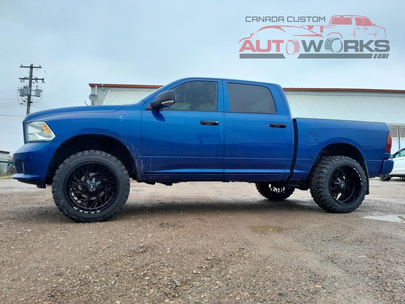 2018 Ram 1500 on Armed Off-Road Carnage 22x12 Black Wheels with